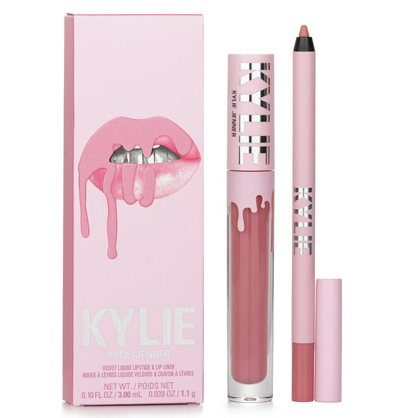 カイリー・バイ・カイリー・ジェンナー  Velvet Lip Kit: Liquid Lipstick 3ml + Lip Liner 1.1g - # 705 Charm   2pcs