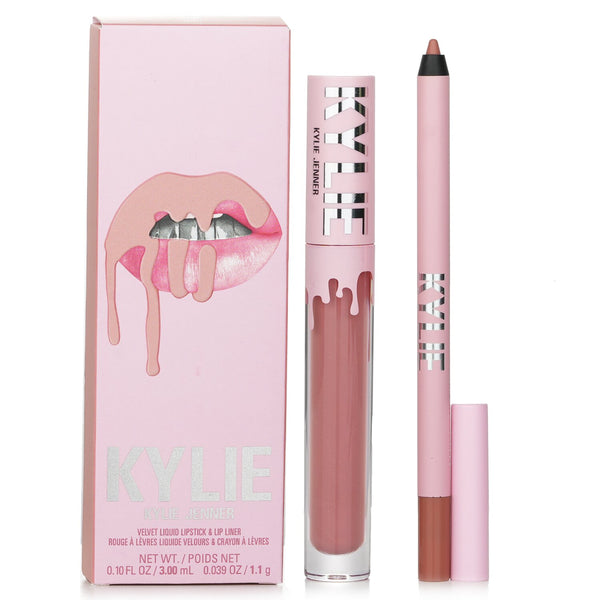 カイリー・バイ・カイリー・ジェンナー  Velvet Lip Kit: Liquid Lipstick 3ml + Lip Liner 1.1g - # 700 Bare   2pcs