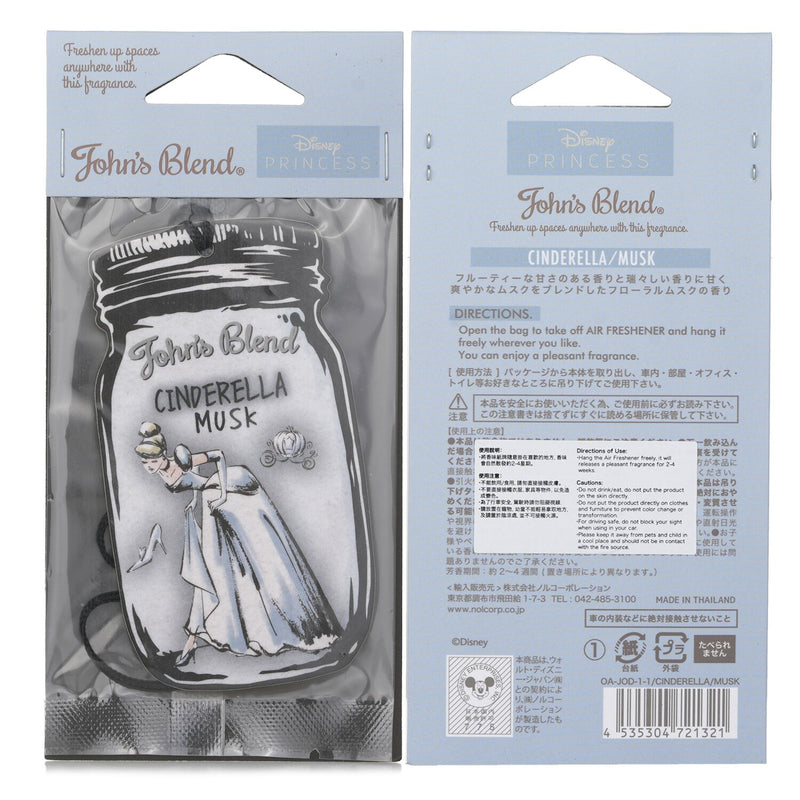 John's Blend  Disney Princess Air Freshener - Cinderella Musk   1pc