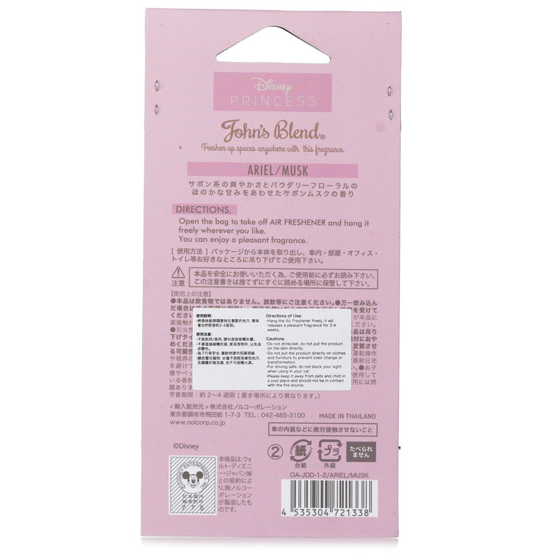 John's Blend  Disney Princess Air Freshener - Ariel Musk   1pc