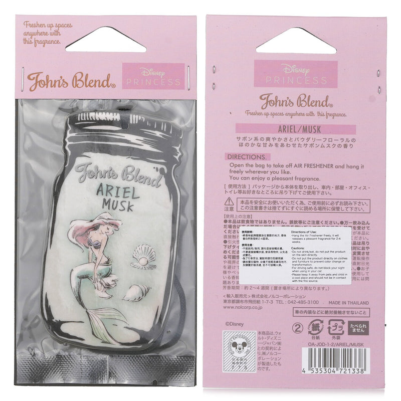 John's Blend  Disney Princess Air Freshener - Ariel Musk   1pc