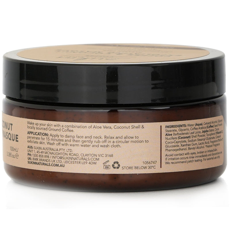 スーキン  Natural Coffee & Coconut Exfoliating Masque   100ml/3.38oz