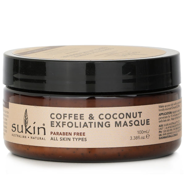 スーキン  Natural Coffee & Coconut Exfoliating Masque   100ml/3.38oz