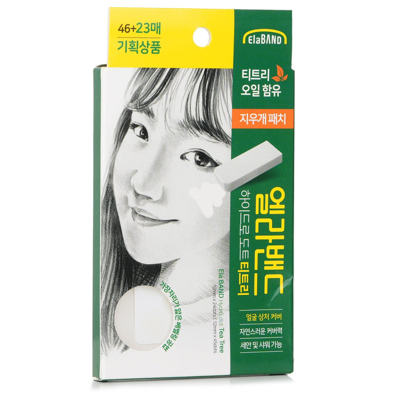 ElaBand  Hydro Dot Tea Tree Spot Patch 10mm x 24dots / 12mm x 45dots   1 pack