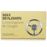 マックス ベンジャミン  Car Fragrance Gift Set - Lemongrass And Ginger   4pcs