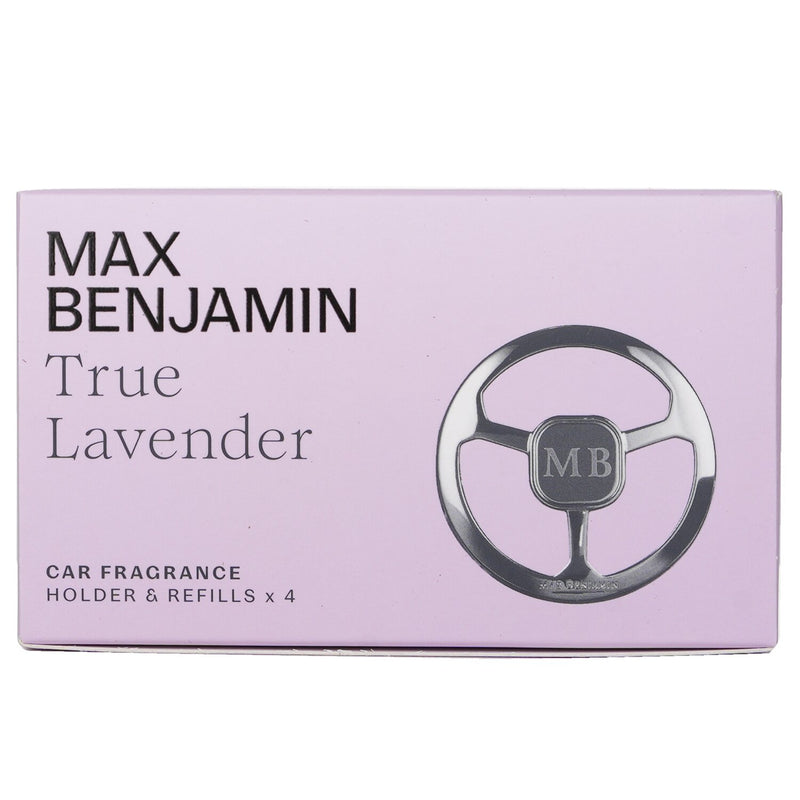 マックス ベンジャミン  Car Fragrance Gift Set - True Lavender   4pcs