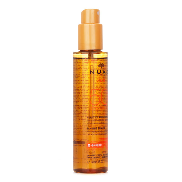 ニュクス  Sun Tanning Sun Oil High Protection SPF50 (For Face & Body)   150ml/5oz