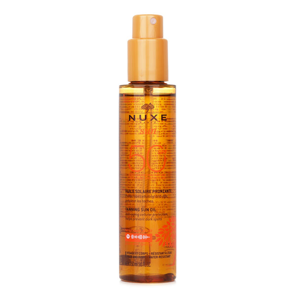 ニュクス  Sun Tanning Sun Oil High Protection SPF50 (For Face & Body)   150ml/5oz