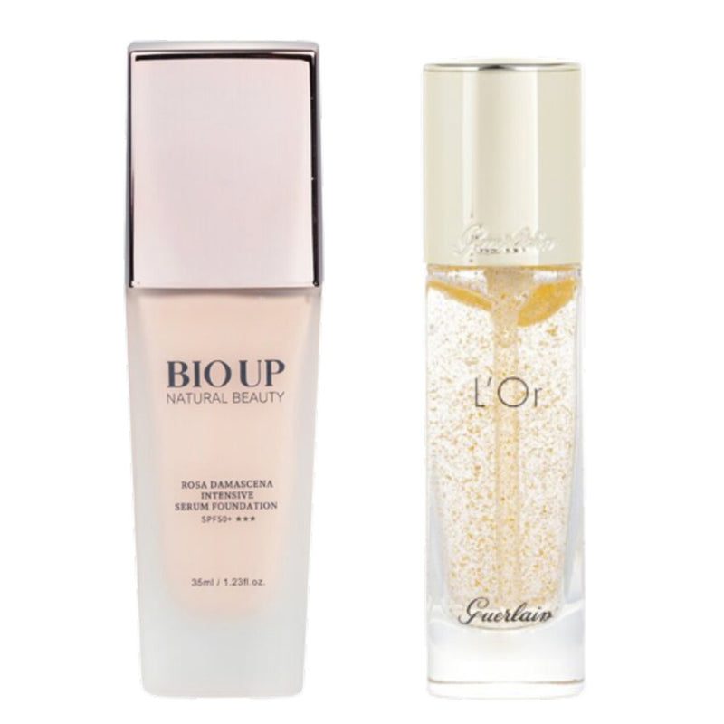 ゲラン  L'Or Radiance Concentrate with Pure Gold Makeup + BIO UP Rose Collagen Intensive Serum Foundation SPF50 30ml   2pcs
