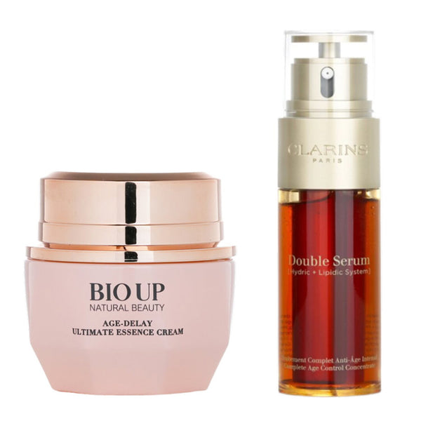 クラランス  Double Serum Complete Age Control Concentrate 50ml + Bio Up Age-Delay Ultimate Essence Cream 50g   2pcs