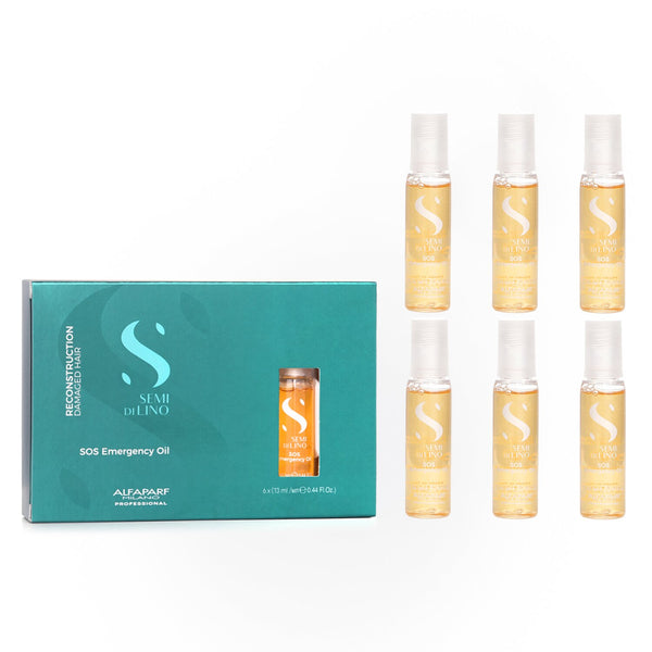 アルファパルフ  Semi Di Lino Reconstruction SOS Emergency Oil   6x13ml/0.44oz
