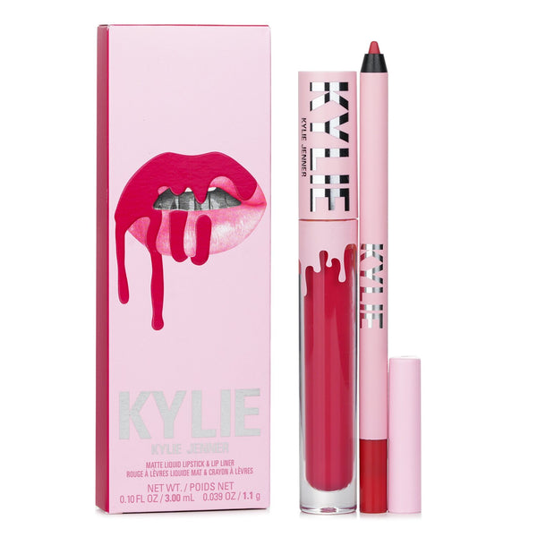 カイリー・バイ・カイリー・ジェンナー  Matte Lip Kit: Matte Liquid Lipstick 3ml + Lip Liner 1.1g - # 503 Bad Lil Thing   2pcs