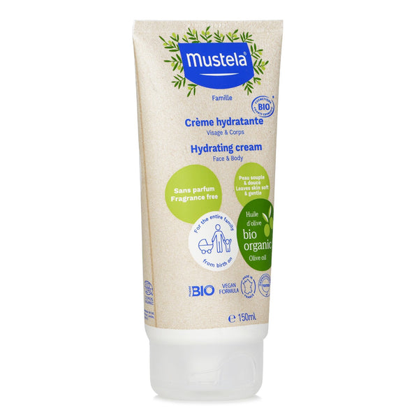 ムステラ  Organic Hydrating Face And Body Cream with Olive Oil (Fragrance Free)   150ml/5oz