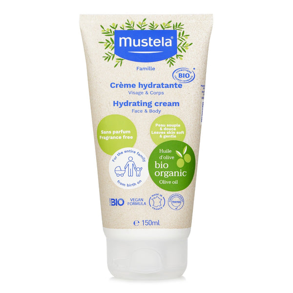 ムステラ  Organic Hydrating Face And Body Cream with Olive Oil (Fragrance Free)   150ml/5oz