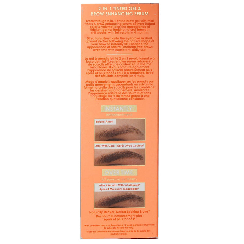 グランデコスメティクス (グランデラッシュ)  GrandeBROW 2 in 1 Tinted Brow Gel + Brow Enhancing Serum - # Medium   3.5ml/0.12oz