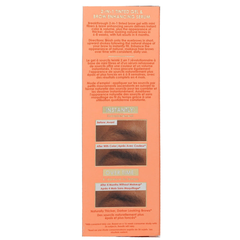 グランデコスメティクス (グランデラッシュ)  GrandeBROW 2 in 1 Tinted Brow Gel + Brow Enhancing Serum - # Dark   3.5ml/0.12oz