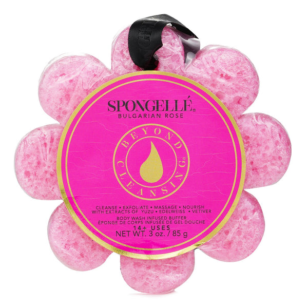 Spongelle  Wild Flower Soap Sponge - Bulgarian Rose (Pink)   1pc/85g
