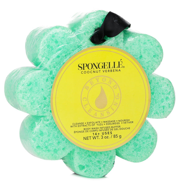 Spongelle  Wild Flower Soap Sponge - Coconut Verbena (Green)   1pc/85g