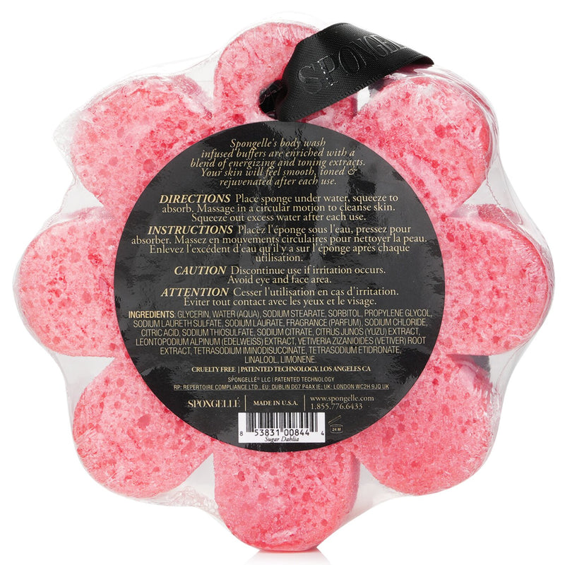Spongelle  Wild Flower Soap Sponge - Sugar Dahlia (Red)   1pc/85g