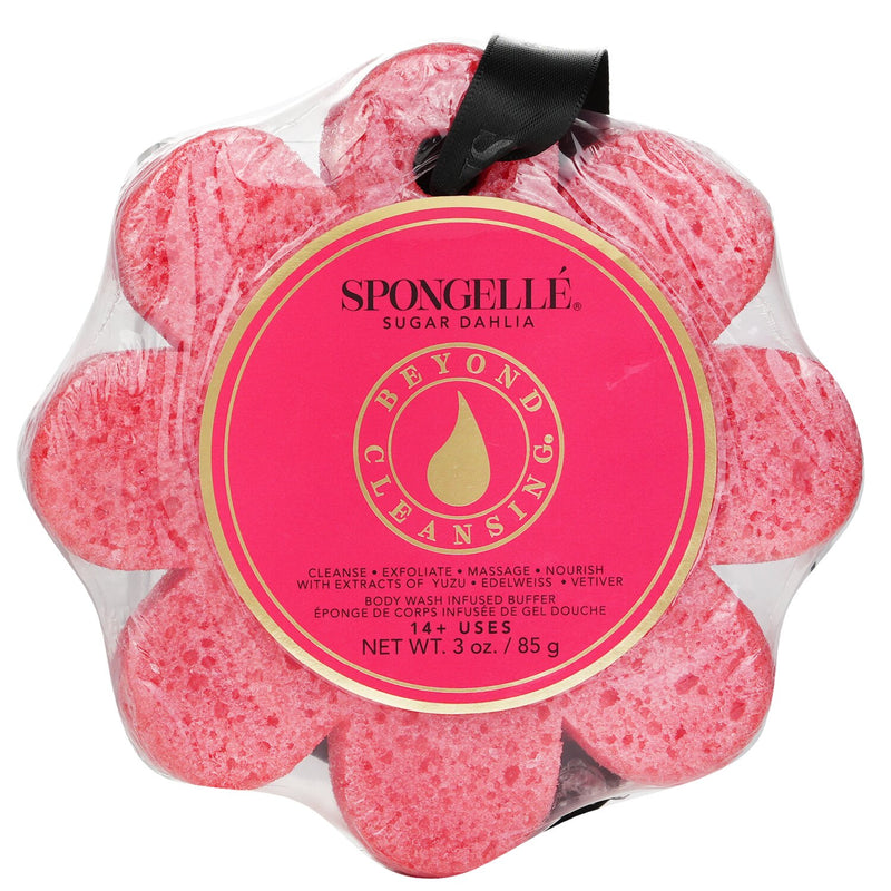 Spongelle  Wild Flower Soap Sponge - Sugar Dahlia (Red)   1pc/85g