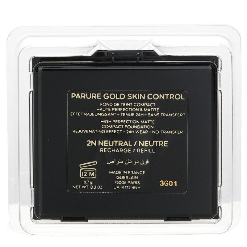ゲラン  Parure Gold Skin Control High Perfection Matte Compact Foundation Refill - # 2N   8.7g/0.3oz