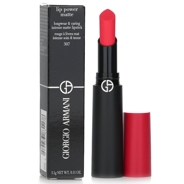 ジョルジオ アルマーニ  Lip Power Matte Longwear & Caring Intense Matte Lipstick - # 307 Ecstatic   3.1g/0.11oz