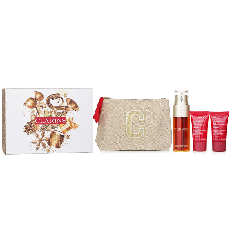 クラランス  Rituale Double Serum & Multi Intensive Set:   3pcs+1bag