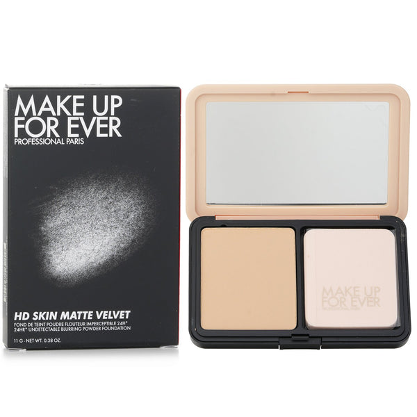 メイクアップフォーエバー  HD Skin Matte Velvet 24HR Undetectable Blurring Powder Foundation - # 1Y08   11g/0.38oz