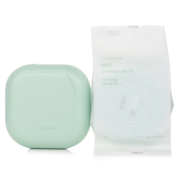 ラネージュ  Neo Cushion Matte SPF46 - # 21N1 Beige   2x15g/1.05oz