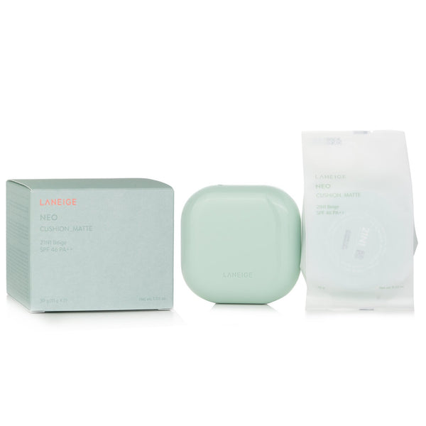 ラネージュ  Neo Cushion Matte SPF46 - # 21N1 Beige   2x15g/1.05oz