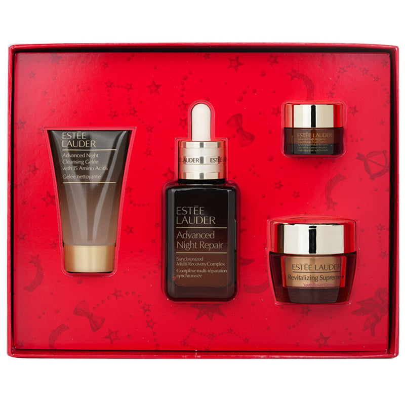 エスティ ローダー  The Lift + Glow Routine Skincare Set:   4pcs