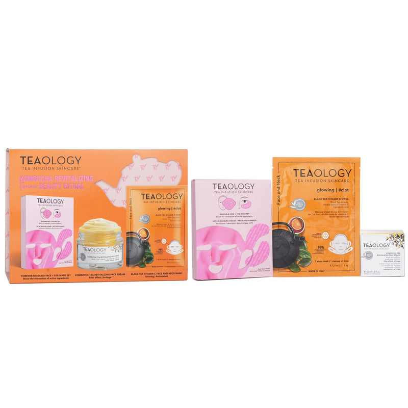 Teaology  Kombucha Revitalizing Forever Beauty Ritual Set   3pcs