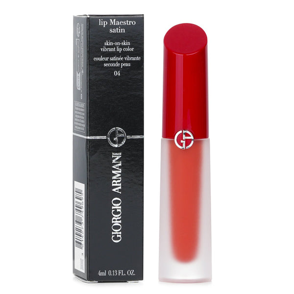 ジョルジオ アルマーニ  Lip Maestro Satin Skin On Skin Vibrant Lip Color - # 04 Live Concert   4ml/0.13oz