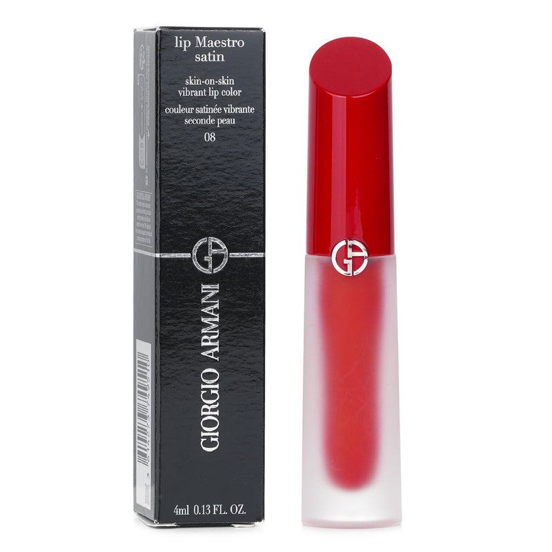 ジョルジオ アルマーニ  Lip Maestro Satin Skin On Skin Vibrant Lip Color - # 08 Rooftop Party   4ml/0.13oz