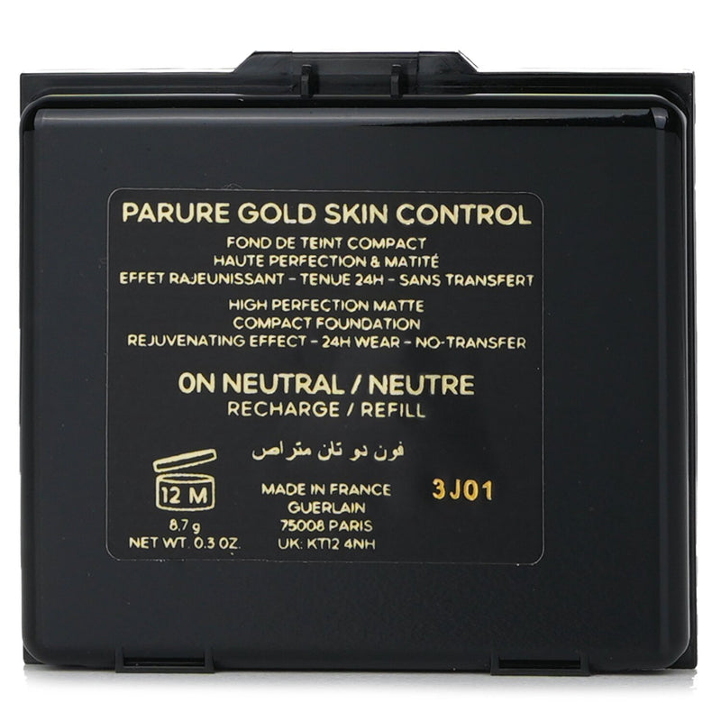 ゲラン  Parure Gold Skin Control High Perfection Matte Compact Foundation Refill - # 0N Neutral   8.7g/0.3oz