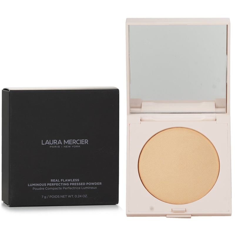 ローラ メルシエ  Real Flawless Luminous Perfecting Pressed Powder - # Translucent Honey 050172   7g/0.24oz
