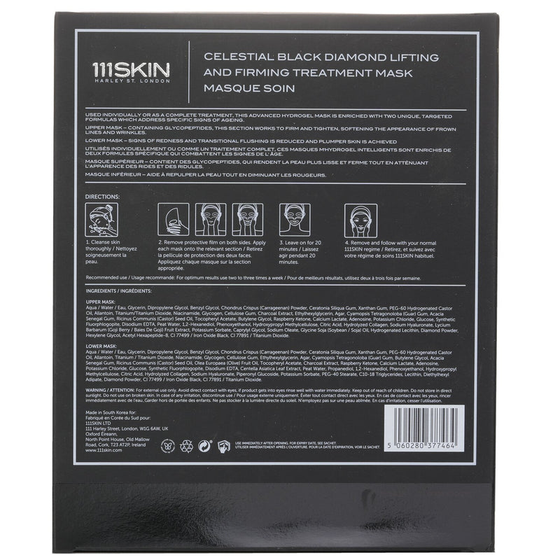 111スキン  Celestial Black Diamond Lifting and Firming Treatment Mask   31ml/1.04oz x 5