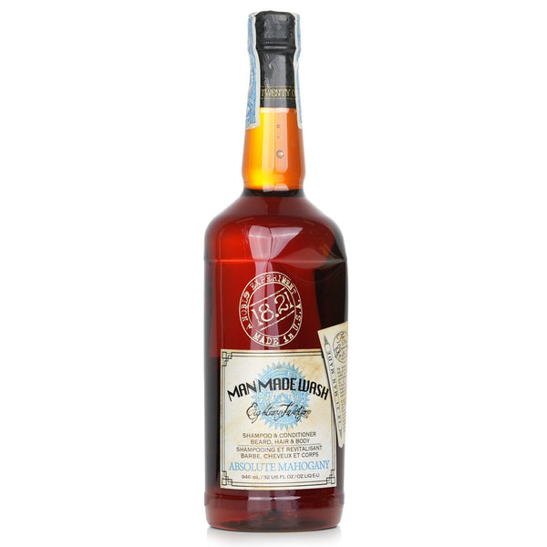 18.21 Man Made  Man Made Wash Shampoo, Conditioner & Body Wash - # Absolute Mahogany (box slightly damage)   950ml/32oz