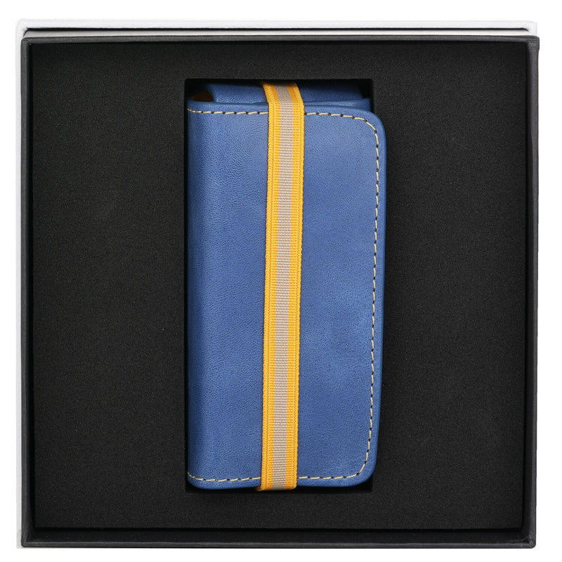 エイト & ボブ  Fragrance Leather Case - # Navy Blue   1pc
