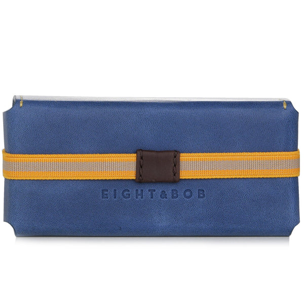 エイト & ボブ  Fragrance Leather Case - # Navy Blue   1pc