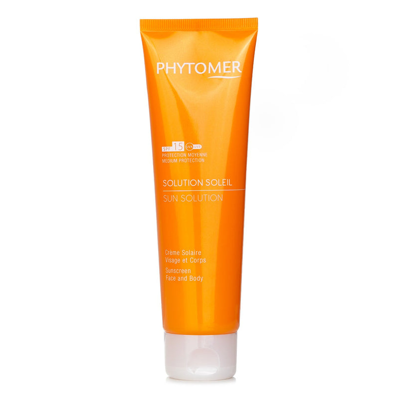 フィトマー  Sun Solution Sunscreen SPF 15 (For Face and Body)   125ml/4.2oz