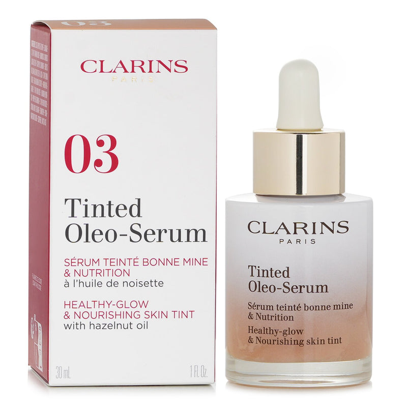 クラランス  Tinted Oleo Serum Healthy Glow & Nourishing Tint Liquid Foundation - # 03   30ml/1oz