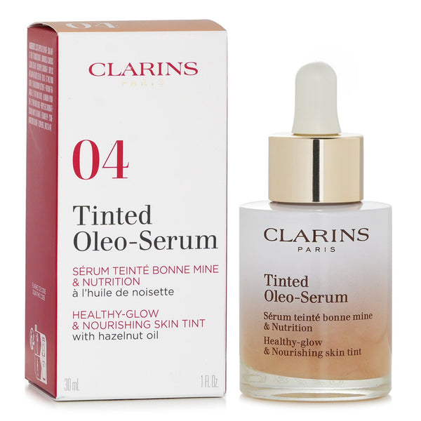 クラランス  Tinted Oleo Serum Healthy Glow & Nourishing Tint Liquid Foundation - # 04   30ml/1oz