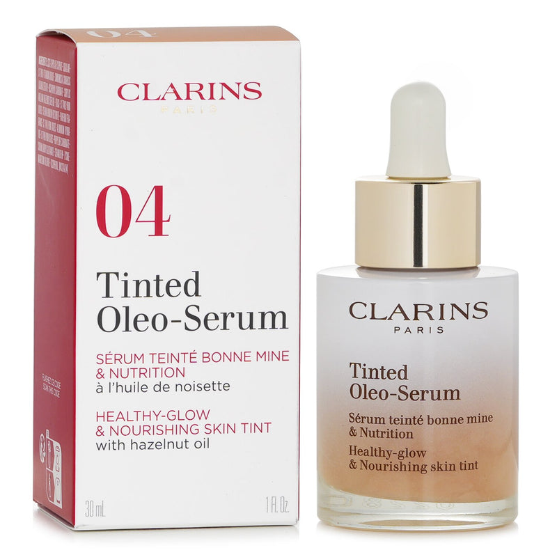 クラランス  Tinted Oleo Serum Healthy Glow & Nourishing Tint Liquid Foundation - # 04   30ml/1oz
