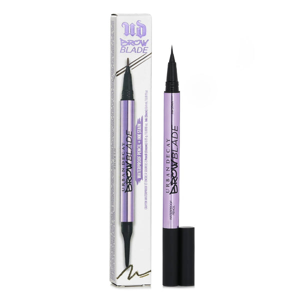 アーバンディケイ  Brow Blade Waterproof Pencil+Ink Stain - # Blackout   0.5g/0.018oz