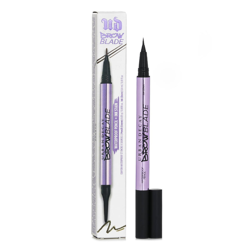 アーバンディケイ  Brow Blade Waterproof Pencil+Ink Stain - # Blackout   0.5g/0.018oz
