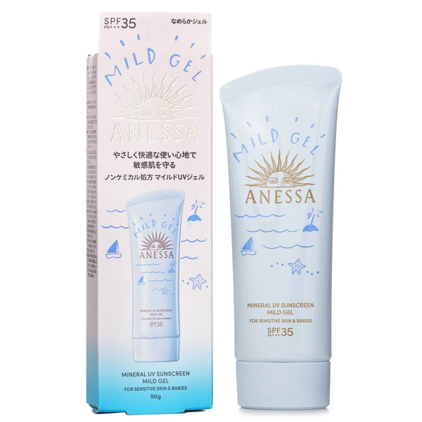 アネッサ  Mineral UV Sunscreen Mild Gel SPF35 For Sensitive Skin & Babies   90g
