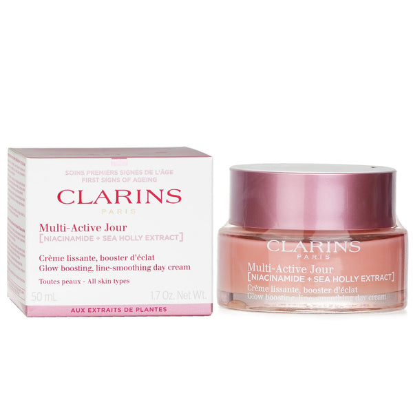 クラランス  Multi-Active Jour ( Niacinamide + Sea Holly Extract) Glow Boosting Line-Smoothing Day Cream All Skin Types   50ml/1.7oz