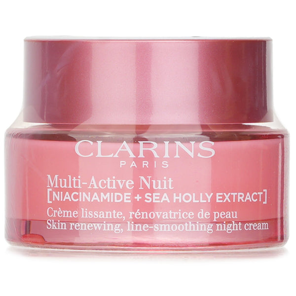 クラランス  Multi-Active Nuit (Niacinamide + Sea Holly Extract) Skin Renewing Line-Smoothing Night Cream All Skin Types   50ml/1.7oz