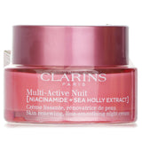 クラランス  Multi-Active Nuit (Niacinamide + Sea Holly Extract) Skin Renewing Line-Smoothing Night Cream Dry Skin   50ml/1.7oz